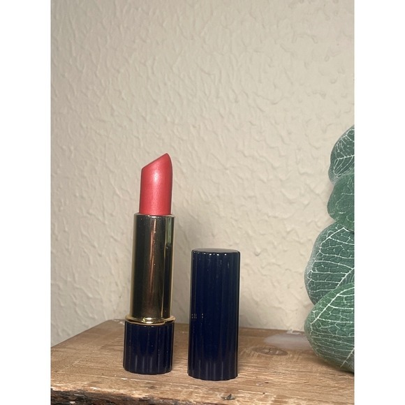 Estée Lauder Other - NEW Vintage Estee Lauder Heathermist Pink All-Day Lipstick Blue Ribbed Case